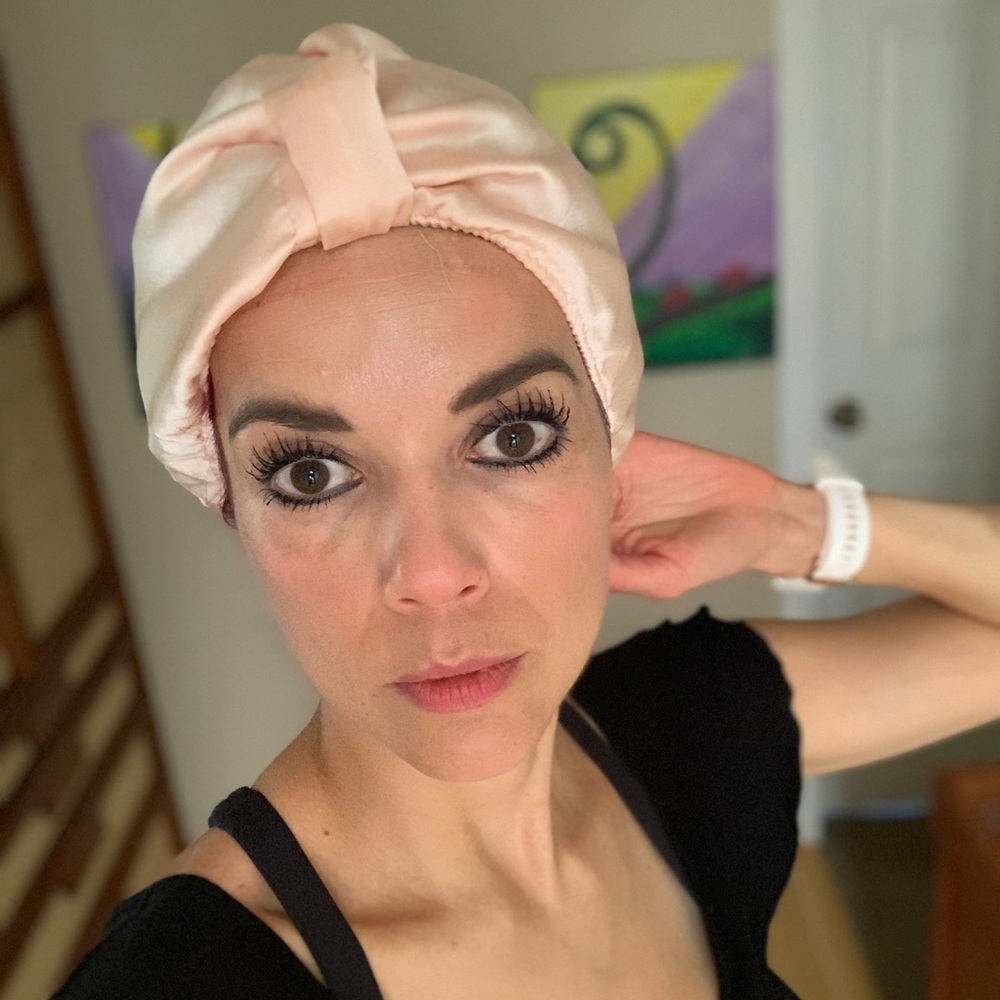 Satin curl Bennie, hand made new